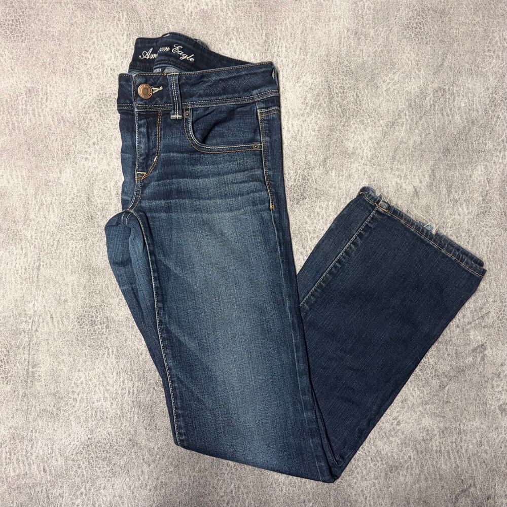 American Eagle Dark Wash Slim Bootcut Jeans